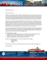 Andrew Steers Prayer Letter:  A Host of Reasons for Rejoicing!