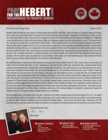Brian Hebert Prayer Letter: Getting Into the Trenches