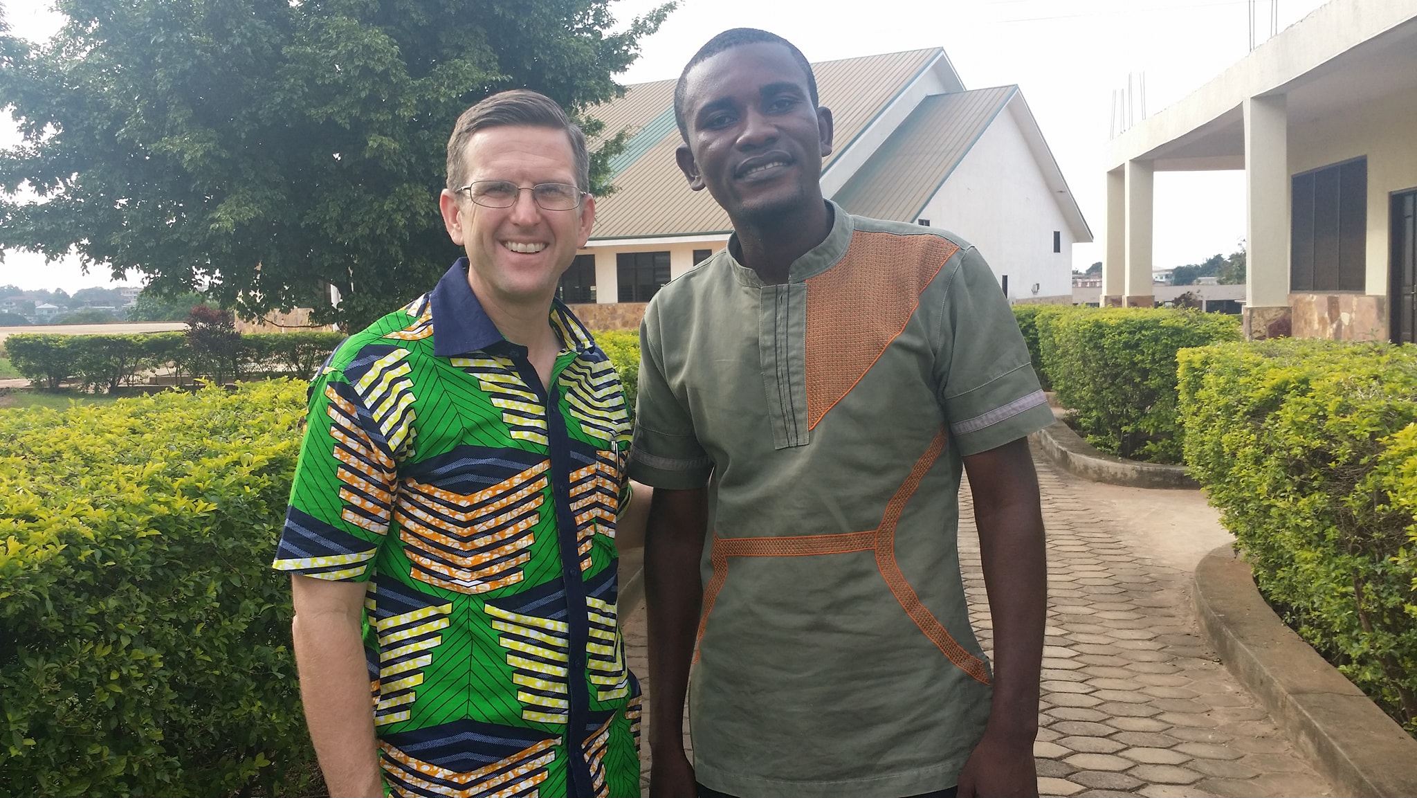 Missionary Ted Speer with Emmanuel