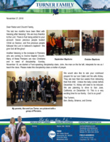 Ben Turner Prayer Letter:  Blessing After Blessing!