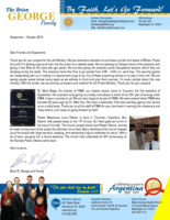 Brian George Prayer Letter:  Pastor Owens Back in Tucuman and New Jail Ministry