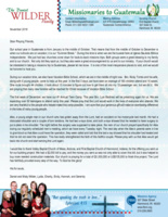 Daniel Wilder Prayer Letter:  Answers to Prayer