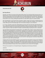 Josh Hedderman Prayer Letter:  The Beginning of Our Story