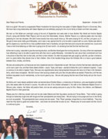 Ron Back Prayer Letter:  First Father-Son Outing