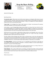 Warren Storm Prayer Letter:  Two Souls Born Again