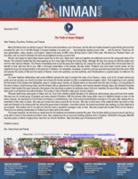 Chad Inman Prayer Letter:  The Truth of Jesus Relayed