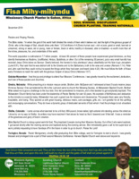 Fisa Mihy-mihyndu Prayer Letter: Removing the Blindfold of Satan