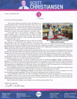 Scott Christiansen Prayer Letter:  Godly Graduates