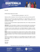 Angel Lopez Prayer Letter:  New Goals and New Plans for the New Year