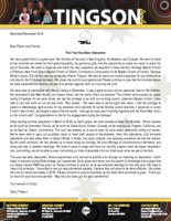 Garry Tingson Prayer Letter:  This Year Has Been Awesome!