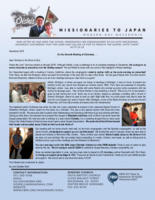 Go Oishi Prayer Letter:  On the Seventh Meeting of Christmas . . .