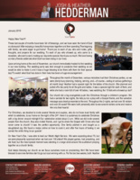Josh Hedderman Prayer Letter: Abundant Blessings