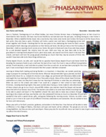 Teerapat Phaisarnpiwat Prayer Letter: Much to Be Thankful For