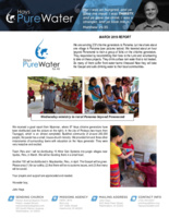 John Hays Prayer Letter:  His Water Boy