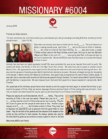 Missionary #6004 Prayer Letter:  A Fruitful Time