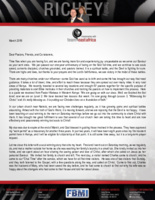 Andy Richey Prayer Letter: Soul-Winning Disciples Doing a Great Work!