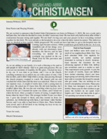 Micah Christiansen Prayer Letter:  New Christians and a New Christiansen!