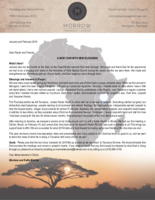Montana Morrow Prayer Letter:  A New Year With New Blessings!