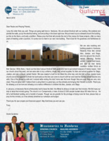 Osmin Gutierrez Prayer Letter:  Our Building Is Almost Finished!