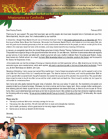 Walter Poole Prayer Letter:  Fruit to Your Account