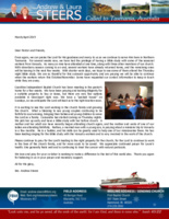 Andrew Steers Prayer Letter:  Thankful for Outreach Opportunity