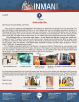 Chad Inman Prayer Letter: Growth and Gap-Filling