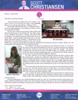 Scott Christiansen Prayer Letter:  Welcome Additions