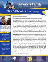 Tim Simmons Prayer Letter: Divine Appointments!