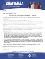 Angel Lopez Prayer Letter: For in Due Season We Shall Reap