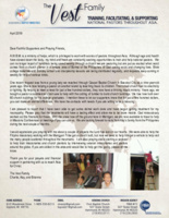 Charlie Vest Prayer Letter:  A Ministry of Helps