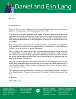 Daniel Lang Prayer Letter:  Lost Souls Everywhere!
