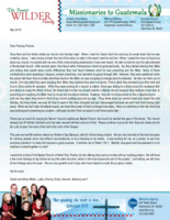 Daniel Wilder Prayer Letter:  The Unseen Hand Of God