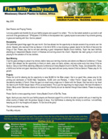 Fisa Mihy-mihyndu Prayer Letter:  Great News!