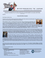 Go Oishi Prayer Letter: Doing the Work While on Deputation