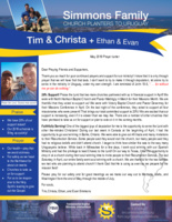 Tim Simmons Prayer Letter: For Without Me Ye Can Do Nothing!