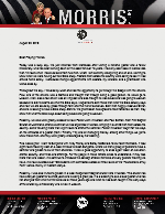 Peter Morris Prayer Letter: Discipleship Out West