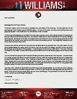 Chris Williams Prayer Letter:  6th Anniversary Service