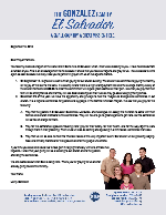 Henry Gonzalez Prayer Letter:  Please Partner in Prayer With Us