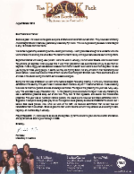 Ron Back Prayer Letter:  Three Baptisms in One Family