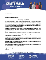 Angel Lopez Prayer Letter: Count It All Joy
