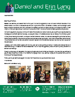 Daniel Lang Prayer Letter:  Our Busiest Month