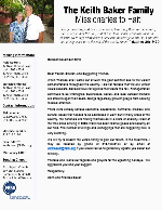 Keith Baker Prayer Letter:  Civil Unrest Continues in Haiti