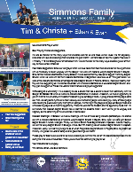 Tim Simmons Prayer Letter:  We Are So Oft Refreshed!