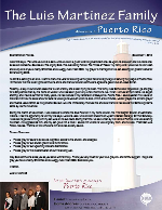 Luis Martinez Prayer Letter:  Serving the People of Puerto Rico