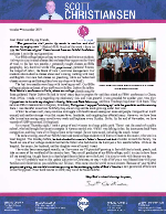 Scott Christiansen Prayer Letter:  One Generation to Another