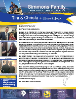 Tim Simmons Prayer Letter:  So Much to Be Thankful For!