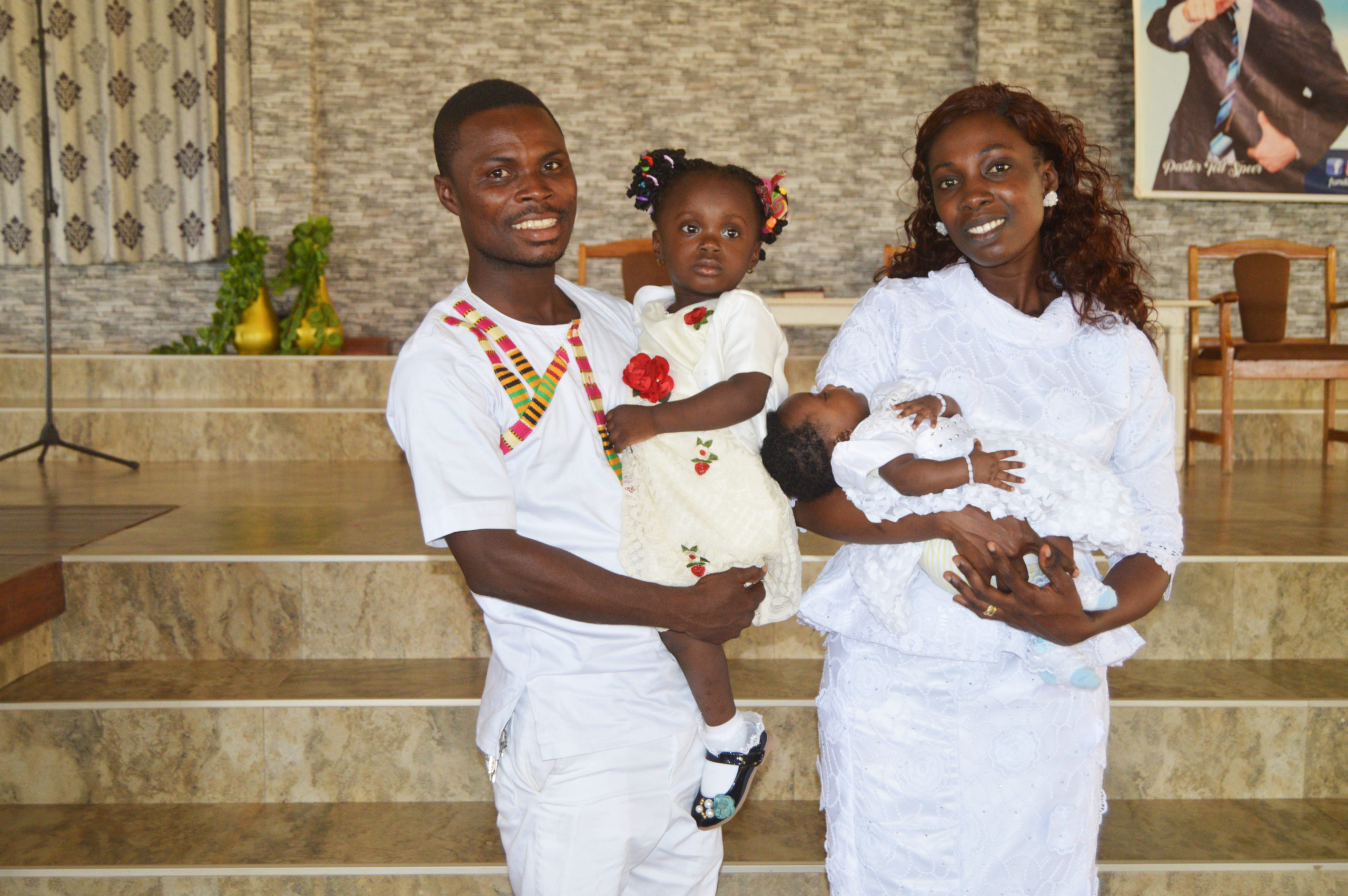 Pastor Addai and family