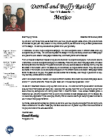 Darrell Ratcliff Prayer Letter:  We Are Truly Blessed