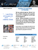 John Hays Prayer Letter: Living Water Given