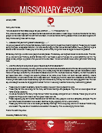 Missionary #6020 Prayer Letter: Bound to Thank God for You Always